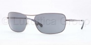 Brooks Brothers BB4019 Sunglasses Sunglasses - 156787 Gunmetal / Grey Solid
