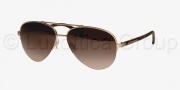 Brooks Brothers BB4018 Sunglasses Sunglasses - 153113 Satin Gold / Brown Gradient