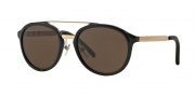 Burberry BE4168Q Sunglasses Sunglasses - 300173 Black / Brown