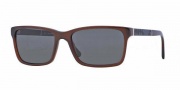 Burberry BE4162 Sunglasses Sunglasses - 346987 Brown / Grey