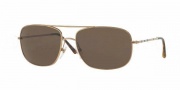 Burberry BE3077 Sunglasses Sunglasses - 118973 Gold / Brown