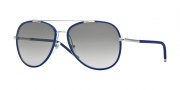 Burberry BE3078J Sunglasses Sunglasses - 100511 Silver Matte Blue / Grey Gradient
