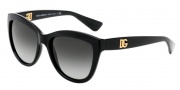 Dolce & Gabbana DG6087 Sunglasses Sunglasses - 501/8G Black / Grey Gradient
