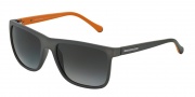Dolce & Gabbana DG6086 Sunglasses Sunglasses - 2809T3 Grey Rubber / Polarized Grey Gradient