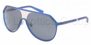 Dolce & Gabbana DG6084 Sunglasses Sunglasses - 265087 Blue Rubber / Grey