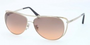 Coach HC7036 Sunglasses Natalie Sunglasses - 905395 Gold / Black / Grey Orange Gradient