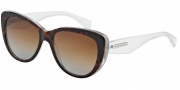 Dolce & Gabbana DG4221 Sunglasses Sunglasses - 2795T5 Havana / Pearl White / Polarized Brown Gradient