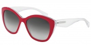 Dolce & Gabbana DG4220 Sunglasses Sunglasses - 27988G Red White Pearl / Grey Gradient