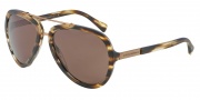 Dolce & Gabbana DG4218 Sunglasses Sunglasses - 259773 Matte Flame Havana / Brown