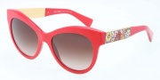 Dolce & Gabbana DG4215 Sunglasses Sunglasses - 588/13 Red / Brown Gradient