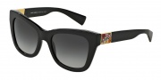 Dolce & Gabbana DG4214 Sunglasses Sunglasses - 501/8G Black / Grey Gradient