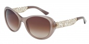 Dolce & Gabbana DG4213 Sunglasses Sunglasses - 267913 Taupe / Brown Gradient