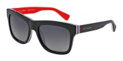Dolce & Gabbana DG4203 Sunglasses Sunglasses - 2764T3 Black / Polarized Grey Gradient