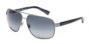 Dolce & Gabbana DG2140 Sunglasses Sunglasses - 1244T3 Matte Gunmetal / Polarized Grey Gradient