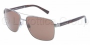 Dolce & Gabbana DG2131 Sunglasses Sunglasses - 090/73 Gunmetal / Brown