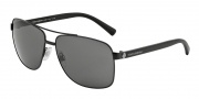 Dolce & Gabbana DG2131 Sunglasses Sunglasses - 110687 Matte Black / Grey