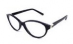 David Yurman DY116 Albion Eyeglasses Eyeglasses - 01SS/AH Black Onyx with Sterling Silver and Black Orchid Stones