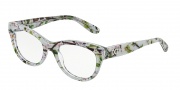 Dolce & Gabbana DG3203 Eyeglasses Eyeglasses - 2843 Aqua Peach Flowers