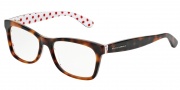 Dolce & Gabbana DG3199 Eyeglasses Eyeglasses - 2872 Havana / White