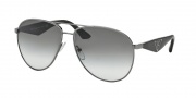Prada PR 53QS Sunglasses Sunglasses - 5AV0A7 Gunmetal / Gray Gradient