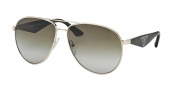 Prada PR 53QS Sunglasses Sunglasses - ZVN1X1 Pale Gold / Brown Gradient