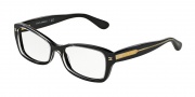 Dolce & Gabbana DG3176 Eyeglasses Eyeglasses - 2771 Top Crystal on Pearl Black