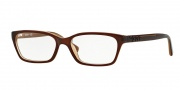 DKNY DY4630 Eyeglasses Eyeglasses - 3558 Top Brown on Beige