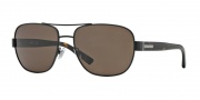 DKNY DY5079 Sunglasses Sunglasses - 101073 Brushed Silver / Brown