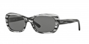 DKNY DY4118 Sunglasses Sunglasses - 364987 Striped Grey / Grey