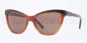 DKNY DY4116 Sunglasses Sunglasses - 363973 Top Black on Havana / Brown