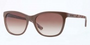 DKNY DY4115 Sunglasses Sunglasses - 357113 Top Black / Brown Gradient