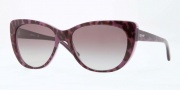 DKNY DY4109 Sunglasses Sunglasses - 361611 Top Leopard on Violet / Grey Gradient