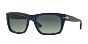Persol PO3065S Sunglasses Sunglasses - 901371 Matte Blue / Gradient Grey