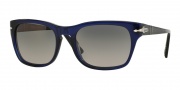 Persol PO3072S Sunglasses Sunglasses - 181/M3 Blue / Polarized Grey Gradient
