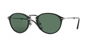 Persol PO3075S Sunglasses Sunglasses - 95/58 Black / Green Polarized