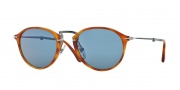 Persol PO3075S Sunglasses Sunglasses - 96/56 Light Havana / Blue