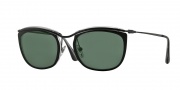 Persol PO3081S Sunglasses Sunglasses - 100431 Top Black / Matte Crystal / Green