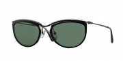 Persol PO3082S Sunglasses Sunglasses - 100431 Top Black / Matte Crystal / Green