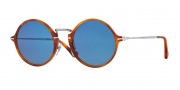 Persol PO3091SM Sunglasses Sunglasses - 96/56 Light Havana / Blue