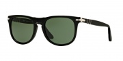 Persol PO3055S Sunglasses Sunglasses - 95/31 Black / Crystal Green