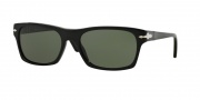 Persol PO3037S Sunglasses Sunglasses - 95/31 Black / Crystal Green