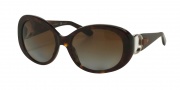 Ralph Lauren RL8118Q Sunglasses Sunglasses - 5003T5 Shiny Dark Havana / Polarized Brown Gradient