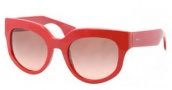 Prada PR 07QS Sunglasses Sunglasses - RO20A5 Top Red / Orange / Pink Gradient