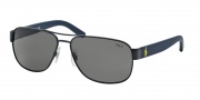 Polo PH3089 Sunglasses Sunglasses - 911987 Matte Blue / Grey Blue