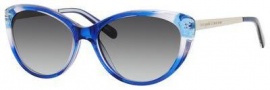 Kate Spade Livia/S Sunglasses Sunglasses - 0DC2 Blue Turquoise Fade (Y7 gray gradient lens)