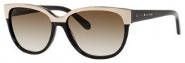 Kate Spade Brigit/S Sunglasses Sunglasses - 0807 Black (Y6 brown gradient lens)