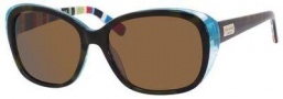 Kate Spade Hilde/P/S Sunglasses Sunglasses - X71P Olive Tortoise / Turquoise (VW brown polarized lens)