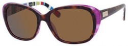 Kate Spade Hilde/P/S Sunglasses Sunglasses - X72P Tortoise Purple Striped (VW brown polarized lens)