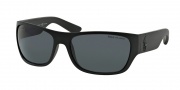 Polo Ralph Lauren PH4074 Sunglasses Sunglasses - 528481 Matte Black / Polarized Grey