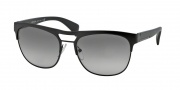 Prada PR 52QS Sunglasses Sunglasses - 1BO3M1 Matte Black / Black / Grey Gradient